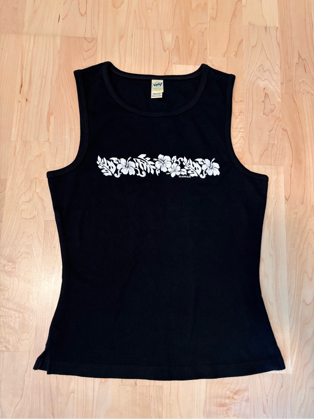 Vintage Kavio Hawaiian Tank 100% Cotton Size M